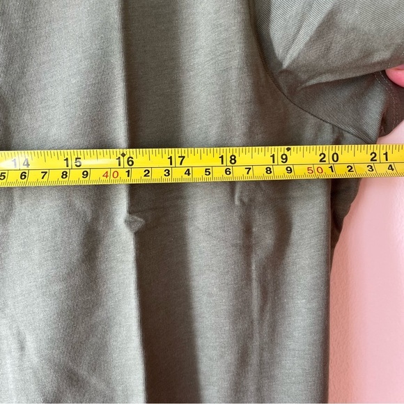 Old navy bestee crop t-shirt 2X army green modal cotton tee NWT plus sz fashion - Picture 6 of 11